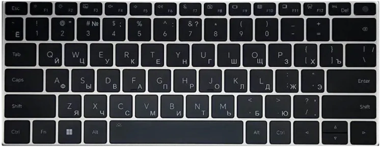 Ноутбук HONOR MagicBook X 14 (Core i5-12450H/14"/FHD+/16 Гб/1Tb SSD/UHD Graphics/Win 11 H) 5301AFNM,Подсветка клавиатуры - фото