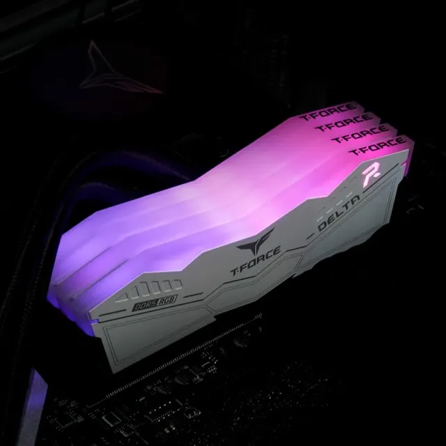 Оперативная память DDR5 32 Gb 7200 MHz Team Group T-FORCE DELTA RGB White (FF4D532G7200HC34ADC01) купить! 