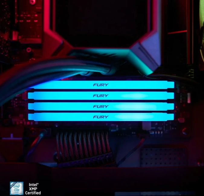 Оперативная память DDR4 32Gb 3600MHz Kingston Fury Beast RGB (KF436C18BB2AK2/32) (2x16Gb KIT) купить! 