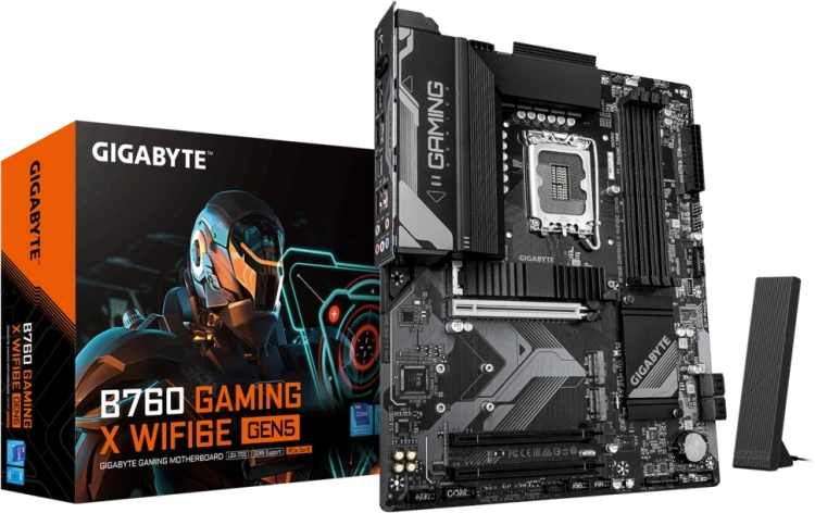 Материнская плата Gigabyte B760 GAMING X WIFI6E GEN5 купить! 