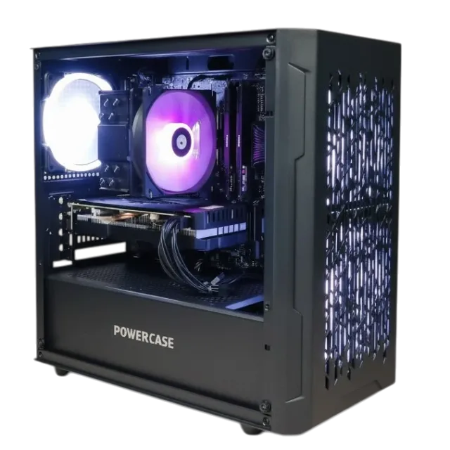 Игровой компьютер 991673 (Ryzen 5 7600X3D 4.1 ГГц/AMD B650/32 ГБ 6.0 ГГц/1024 SSD/RTX 5050 8 ГБ/Wi-Fi/650W/Powercase Mistral Micro A3B ARGB V2 ARGB Black) - купить по выгодной цене!