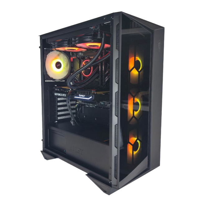 Игровой компьютер 677906 ( Ryzen 5 7600X 4.7 ГГц/AMD B650/64 ГБ DDR5 4.8 ГГц/512 ГБ SSD/GeForce RTX 3060 Ti 8 ГБ/Блок 850W/Корпус MSI MPG GUNGNIR 110R/Win 10 Pro Trial) - купить по выгодной цене!