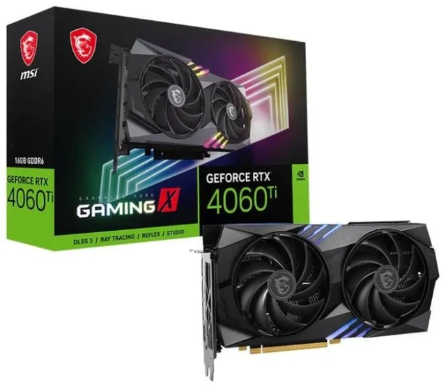 Видеокарта MSI GeForce RTX 4060 Ti GAMING X 16GB (RTX 4060 Ti GAMING X 16GB), Retail купить! 
