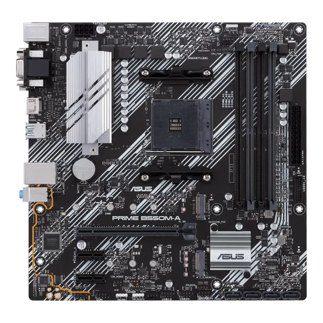 Материнская плата Asus PRIME B550M-A (AM4/AMD B550/4xDDR4/mATX) купить! 