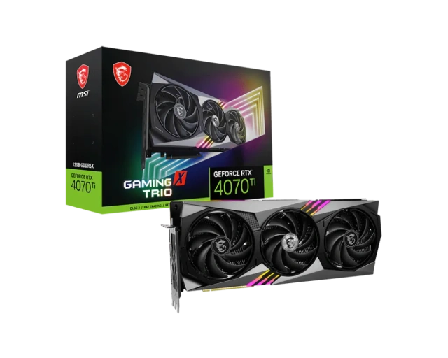 Видеокарта MSI RTX 4070 Ti GAMING X TRIO 12G (RTX 4070 Ti GAMING X TRIO 12G), Retail купить! 