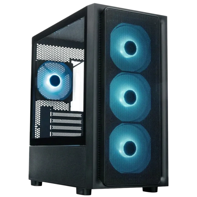 Компьютерный корпус XASTRA A411M 4ARGB-FC TG Black (A411M-4FC12A) купить! 