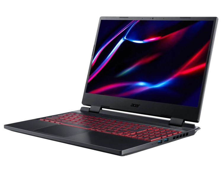Ноутбук Acer Nitro 5 AN515-58-51LV (Core i5 12450H/15.6" 1920x1080/16Gb/512Gb SSD/NVIDIA GeForce RTX 3050 4Gb/no OS) Black - фото