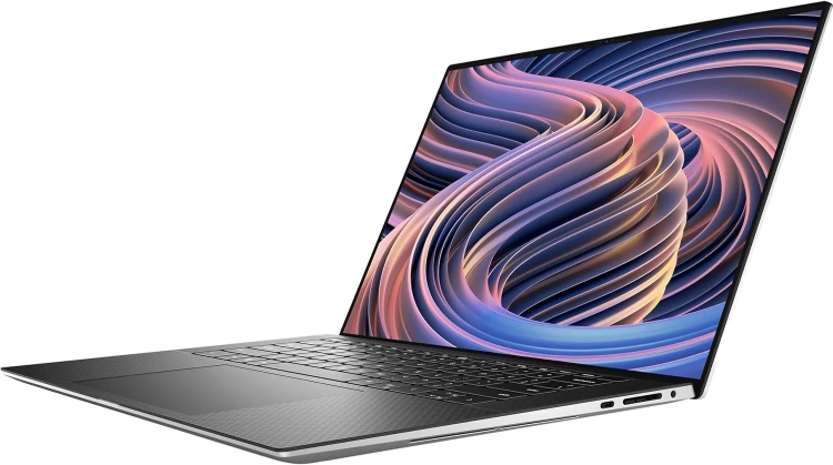 Ноутбук Dell XPS 15 9530 (Core i9-13900H/15.6"/3456x2160 OLED Touch/64Gb/2Tb SSD/RTX 4070 8Gb/Win 11 Pro) Silver - фото