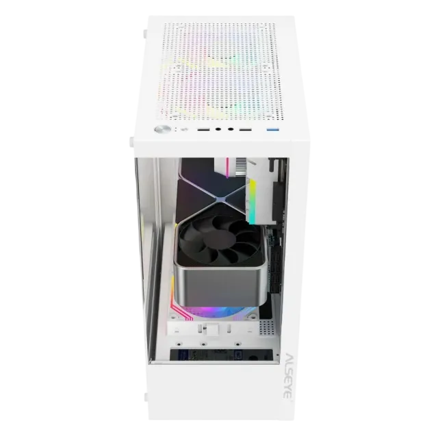 Компьютерный корпус ALSEYE Spider-W (5 fans ARGB) TG White купить! 