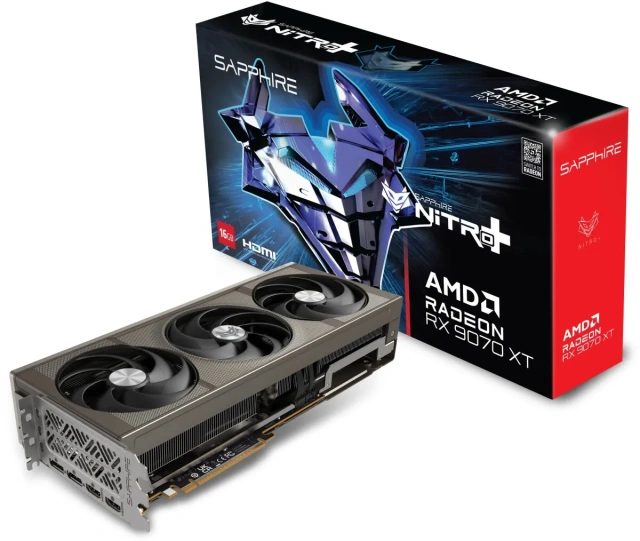 Видеокарта Sapphire Radeon RX 9070 XT NITRO+ GAMING OC (11348-01-20G) купить! 