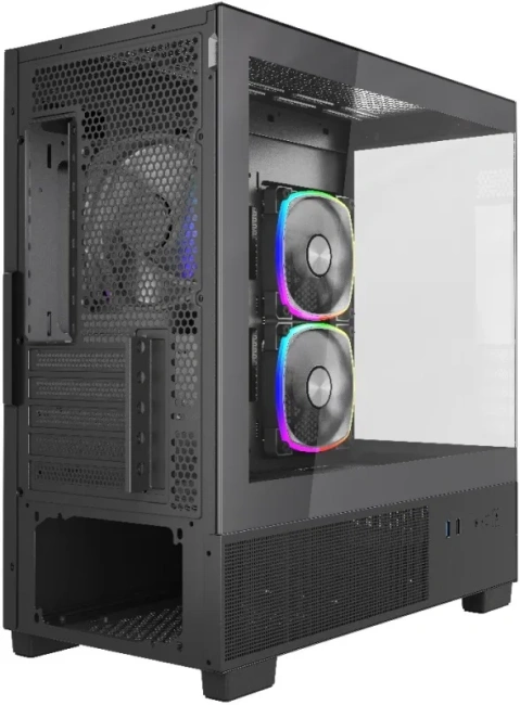 Компьютерный корпус Powercase Vision Micro M3B TG ARGB Black (CVMMB-A3) купить! 