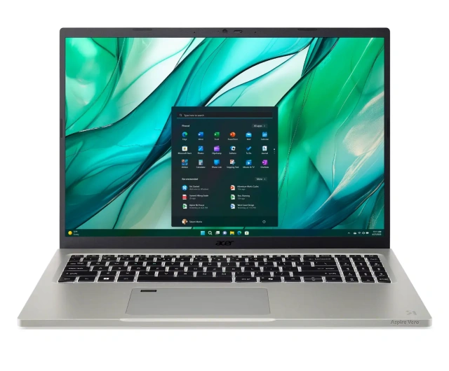 Ноутбук Acer Aspire Vero 16 AV16-51P-5641 (Intel Ultra 5 125U/16" WUXGA/16Gb/512Gb SSD/Intel Graphics/Wi-Fi/Bluetooth/Win 11 Home) Gray - фото