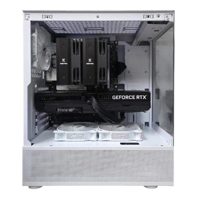 Игровой компьютер 989891 (Core i5-12400F 2.5 ГГц/Intel B760/32 ГБ DDR5 6 ГГц/1024 ГБ SSD/RTX 4060 8 ГБ/Wi-Fi/650W/1STPLAYER MIKU Mi2-A LED White) - купить по выгодной цене!