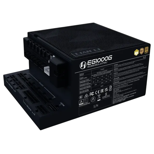 Блок питания Lian Li 1000W EG1000G Black (G9P.EG1000G.BH00.RU) 16 Pin (PCIe 5.0 Connector Cable Details) купить! 