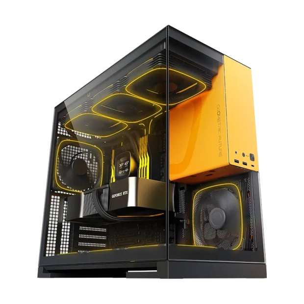 Игровой компьютер 992953 (Core Ultra 5 245KF 4.2 ГГц/Intel B860/32 ГБ DDR5 6.0 ГГц/1024 ГБ SSD/RTX 5060 Ti 16 ГБ/Wi-Fi/850W/Geometric Future Model 5 ARGB Black Yellow) - купить по выгодной цене!