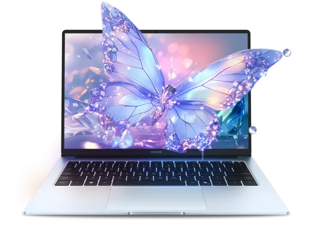 Ноутбук HONOR MagicBook X14 Plus (Core 5 220H/14"/2880x1800/32Gb/2Тб/Win 11 Home) Синий - фото