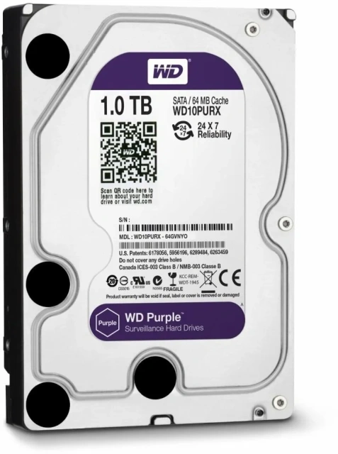 Жесткий диск 1 Тб Western Digital WD10PURZ купить! 
