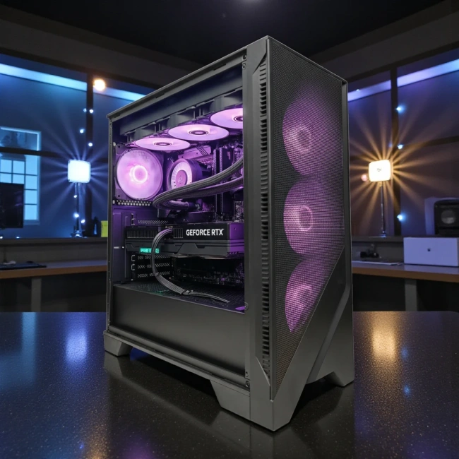 Игровой компьютер 991646 (Core Ultra 9 285K 3.7 ГГц/Intel Z890/128 ГБ DDR5 6.0 ГГц/1024 ГБ SSD/RTX 5070 12 ГБ/Wi-Fi/750W/MSI MAG FORGE 320R AirFlow TG ARGB) - купить по выгодной цене!