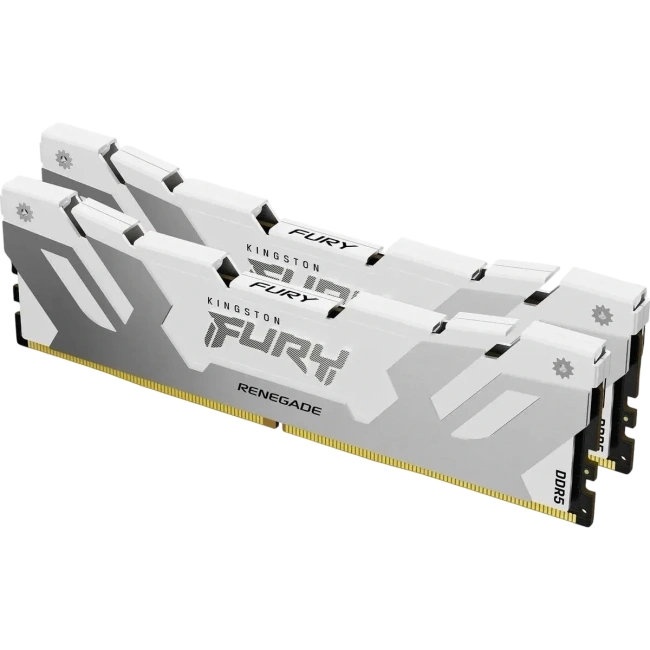 Оперативная память DDR5 32 Gb 6400 MHz Kingston FURY Renegade White (KF564C32RWK2-32) купить! 