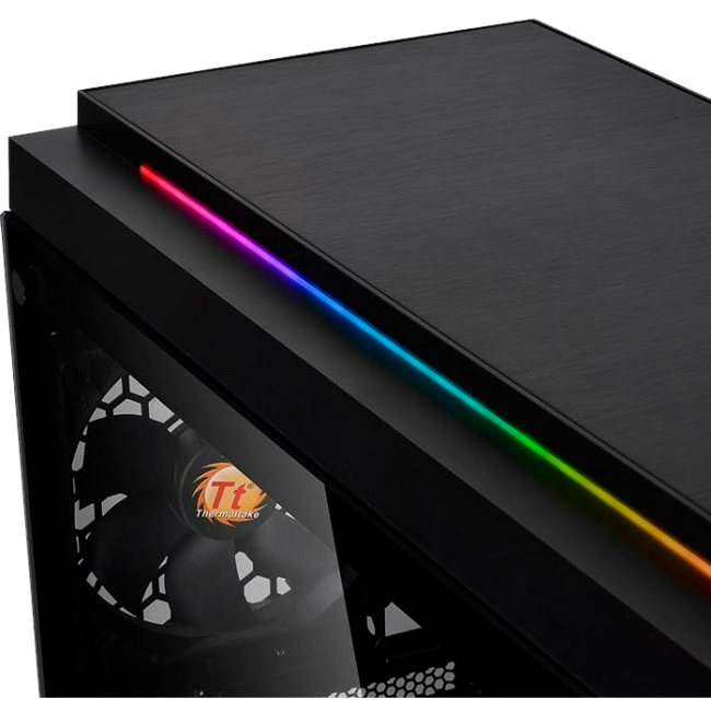 Компьютерный корпус Thermaltake Versa C23 Tempered Glass RGB Edition [CA-1H7-00M1WN-00] черный купить! 