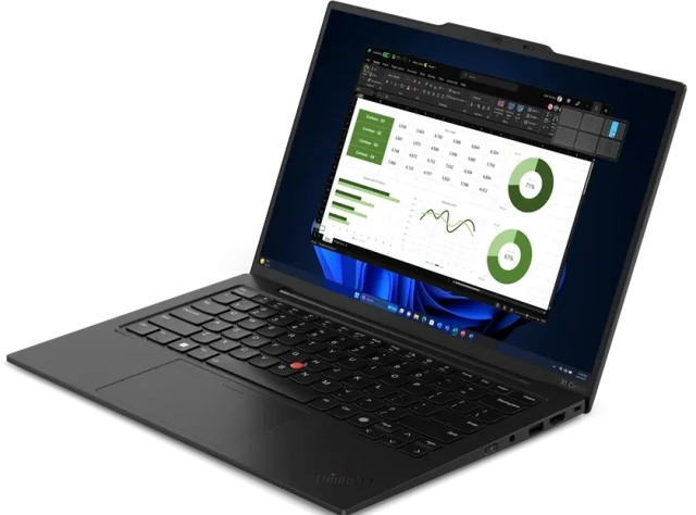 Ноутбук Lenovo ThinkPad X1 Carbon Gen 12 (Ultra7 155U/14"/1920x1200/32Gb/512Gb SSD/Intel Graphics/Win 11 Pro) Черный - фото