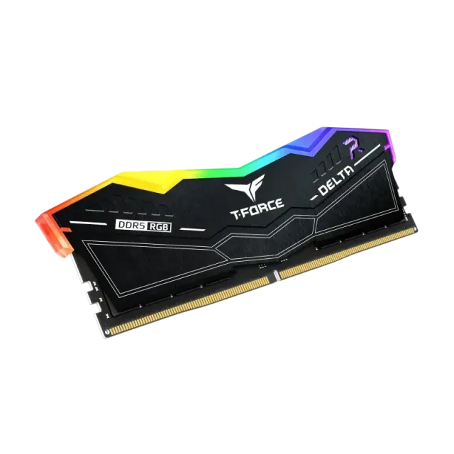 Оперативная память DDR5 32 Gb 6400 MHz Team Group T-FORCE DELTA RGB Black (FF3D532G6400HC40BDC01) модулей 2 шт. купить! 