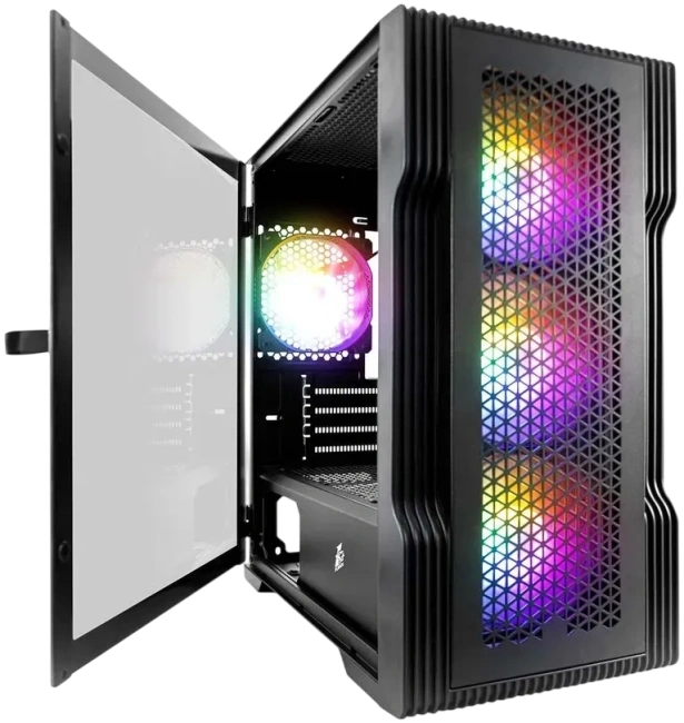 Компьютерный корпус 1STPLAYER TRILOBITE T3 ARGB Black (FP_T3-BK-4F2(AP)) купить! 