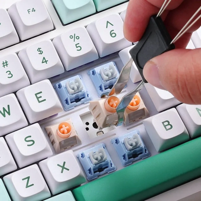 Фото - Механическая клавиатура MCHOSE X75 Icy Creamsicle Switch RGB Navy Blue радиоканал, русская раскладка