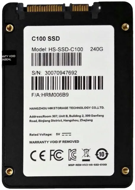 Твердотельный накопитель SSD 240 ГБ 2.5" SATA Hikvision (HS-SSD-C100/240G) купить! 