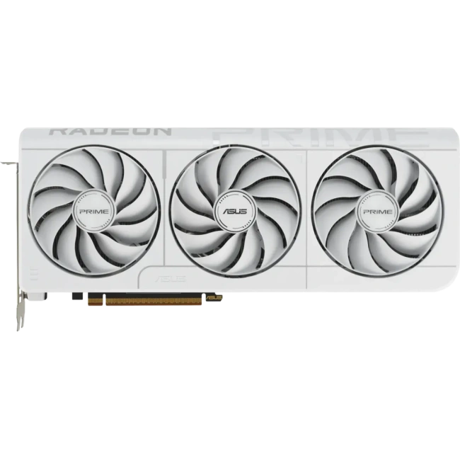 Видеокарта ASUS Radeon RX 9070 XT 16GB PRIME OC WHITE  (PRIME-RX9070XT-O16G-WHITE)  (90YV0L75-M0NA00) купить! 