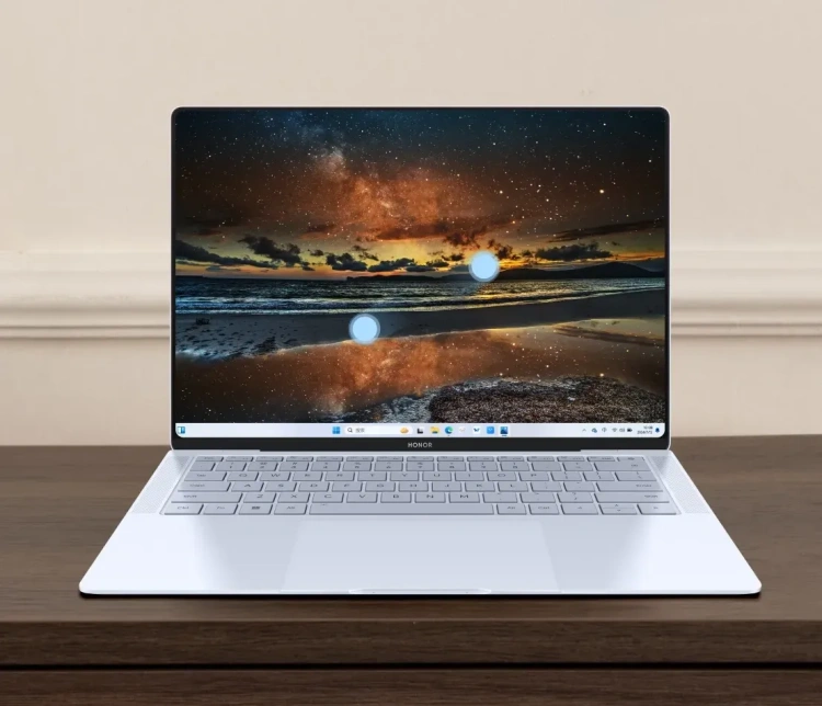 Ноутбук HONOR MagicBook Art 14 2025 (Core Ultra 7 255H/14.6"/3K/OLED/32Gb/1Tb SSD/Win 11 H) 5301APSW White - фото