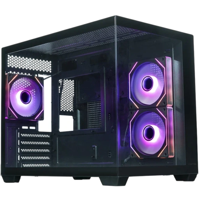 Компьютерный корпус XASTRA QW500M 3ARGB-C10-UC ARGB Black (QW500M-3FM12A-C10-UC) купить! 
