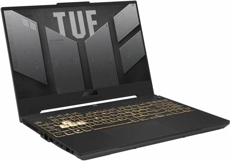 Ноутбук Asus TUF Gaming FX507ZC-RS53 (Core i5-12500H/15.6"/FHD/16GB/512GB SSD/GeForce RTX 3050 4GB/Win 11 H) Gray - фото
