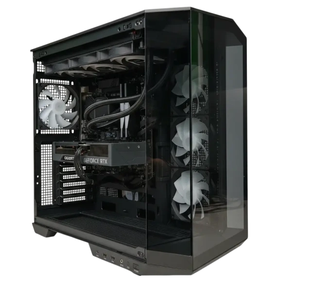 Игровой компьютер 990319 (Core Ultra 7 265KF 3,9 ГГц/Intel Z890/96 ГБ DDR5 6 ГГц/2048 ГБ/RTX 4070 12 ГБ/Wi-Fi/1000W/MSI MAG Pano 100R PZ Black) - купить по выгодной цене!