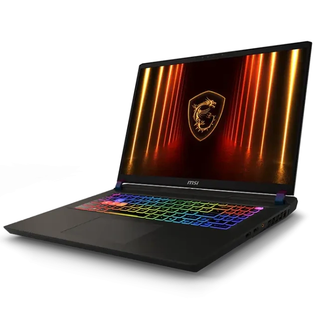Ноутбук MSI Vector 17 HX AI A2XWJG-069CN (Core Ultra 9-275HX/17" 2560x1600 240Hz/32Gb/2Tb SSD/NVIDIA GeForce RTX5090 24Gb/Win 11 Home) Gray - фото