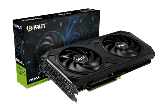 Видеокарта Palit GeForce RTX 4070 DUAL (NED4070019K9-1047D) купить! 