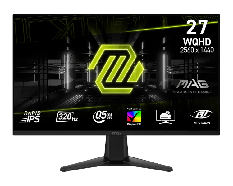 Монитор MSI MAG 275QF X32 черный 27", 2560x1440 320 Гц, IPS
