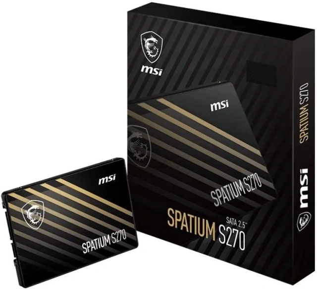 Твердотельный накопитель SSD 240 ГБ 2.5" SATA MSI SPATIUM S270 (S78-440N070-P83) купить! 