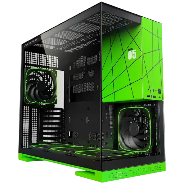 Компьютерный корпус Geometric Future Model 5 NV Style ARGB Limited Edition with fans (1AM5WKNV01100) купить! 