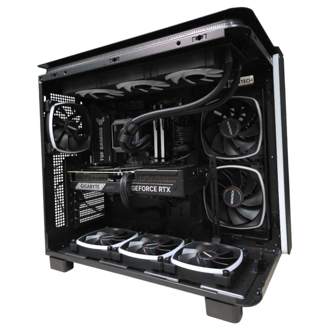 Игровой компьютер 989550 (Ryzen 5 9600X 3,9 ГГц/AMD B850/32 ГБ DDR5 6 ГГц/1024 ГБ SSD/RTX 5070 12 ГБ/Wi-Fi/750W/Montech KING 95 PRO ARGB Black) - купить по выгодной цене!