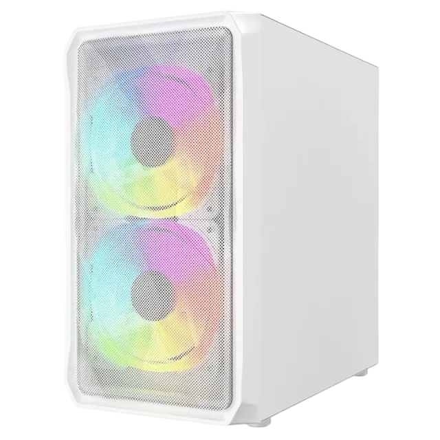 Компьютерный корпус Powercase Mistral Micro A3W TG ARGB White (CMMAW-A3) купить! 