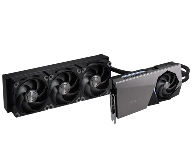 Видеокарта MSI GeForce RTX 5080 16G SUPRIM LIQUID SOC (G5080-16SLS) купить! 