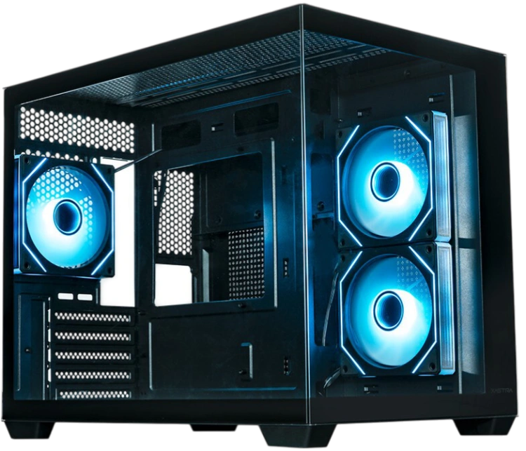 Компьютерный корпус XASTRA QW500M 3ARGB-C10-UC ARGB Black (QW500M-3FM12A-C10-UC) купить! 