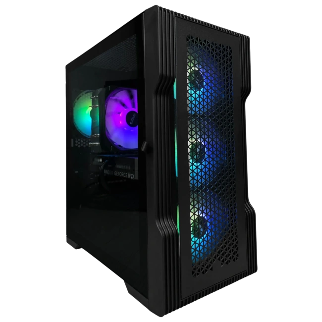 Игровой компьютер 989903 (Core i5-13400F 2.5 ГГц/Intel B760/32 ГБ DDR4 3.2 ГГц/1024 ГБ SSD/RTX 4060 Ti 8 ГБ/Wi-Fi/800W/1STPLAYER TRILOBITE T3 ARGB Black TG Black) - купить по выгодной цене!