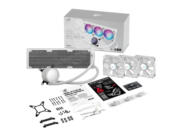 Система водяного охлаждения ASUS ROG RYUO III 360 ARGB White (90RC00I2-M0UAY0) купить! 
