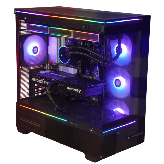 Игровой компьютер 989957 (Core i5-13600KF 3.5 ГГц/Intel Z790/32 ГБ DDR5 6 ГГц/2048 ГБ SSD/RTX 5070 12 ГБ/Wi-Fi/850W/Thermalright M10 TG Black ) - купить по выгодной цене!
