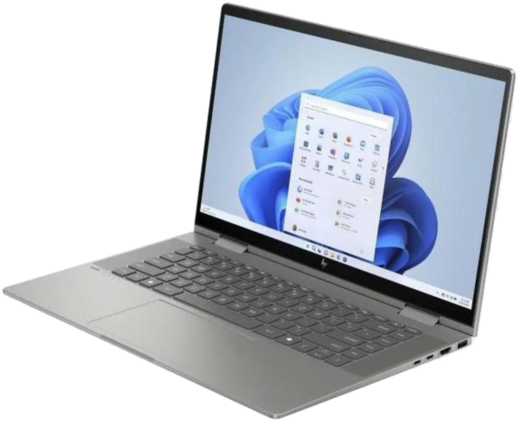 Ноутбук HP Envy x360 15-fe1165nr (Core Ultra 5 125U/15.6"/FHD/Touch/8Gb/512Gb SSD/Intel Graphics/Win 11 H) Silver - фото
