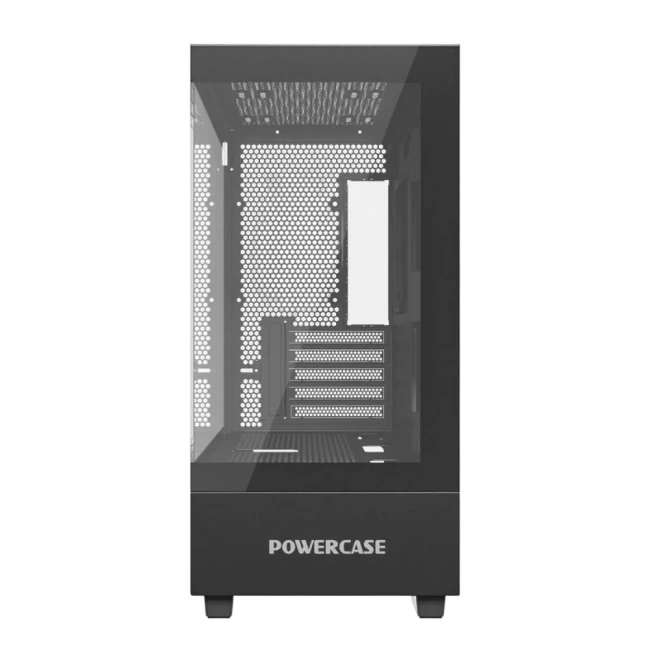 Компьютерный корпус Powercase Vision Micro M TG Black (CVMMB-L0) купить! 