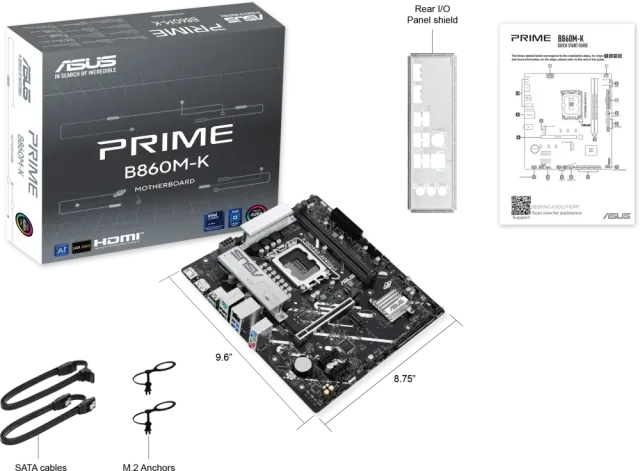 Материнская плата ASUS PRIME B860M-K (90MB1JT0-M0EAY0) купить! 