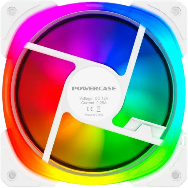 Вентилятор для корпуса Powercase CM21-12W ARGB White купить! 